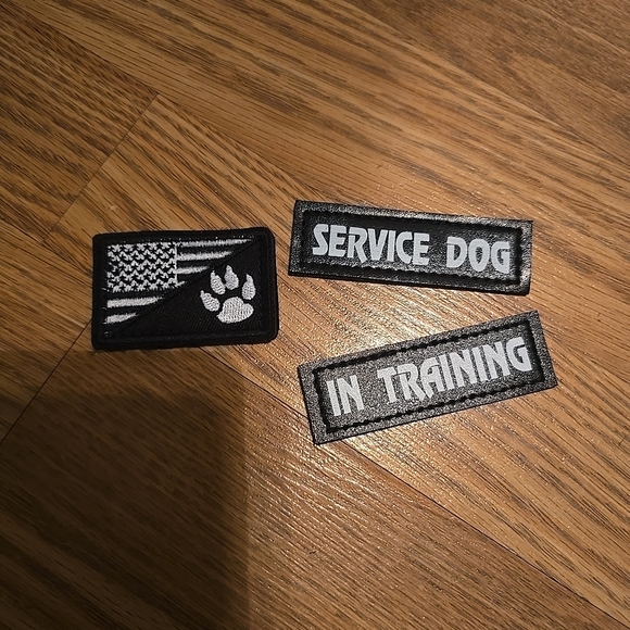 Reflective Service Dog Harness - Green - Picture 3 of 3